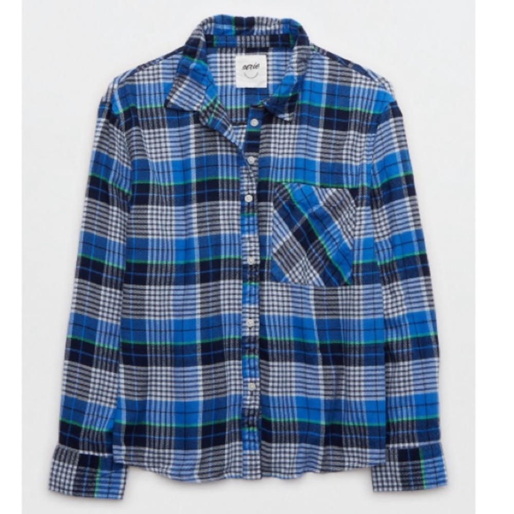 Aerie Flannel Skater Holiday Pajama Set